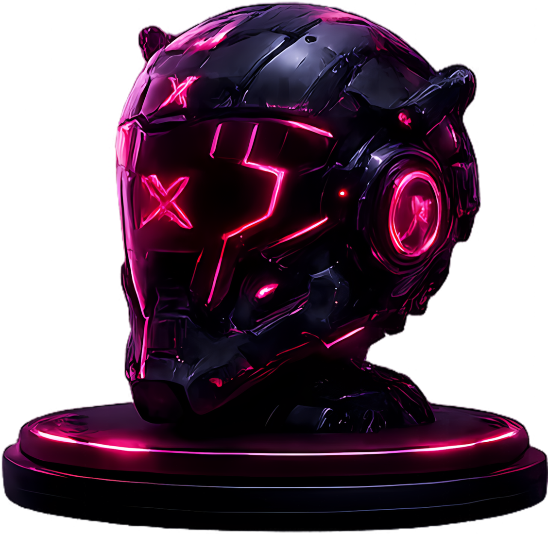 X-01 Neon Sentinel Helmet